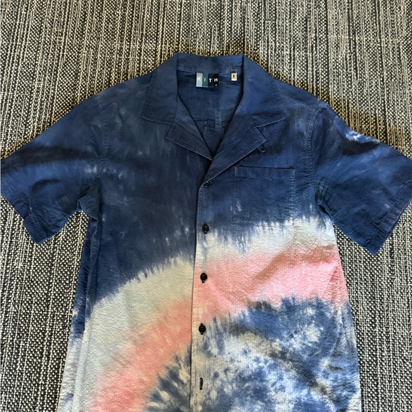 KITH Short Sleeve Tie Dye Button Down. Size 14. Great condition. Like new - Picture 1 of 2